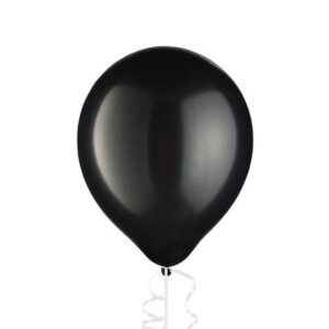 11in, Black Pearl Balloon (12 Pieces)